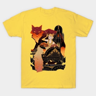 theater band vintage fox jungle T-Shirt